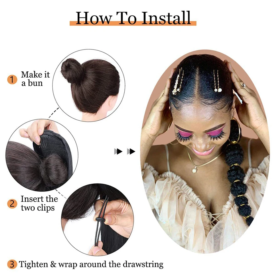Thumbnail 4 - #73 Highest Rated Synthetic Drawstring Ponytails to Buy in 2026