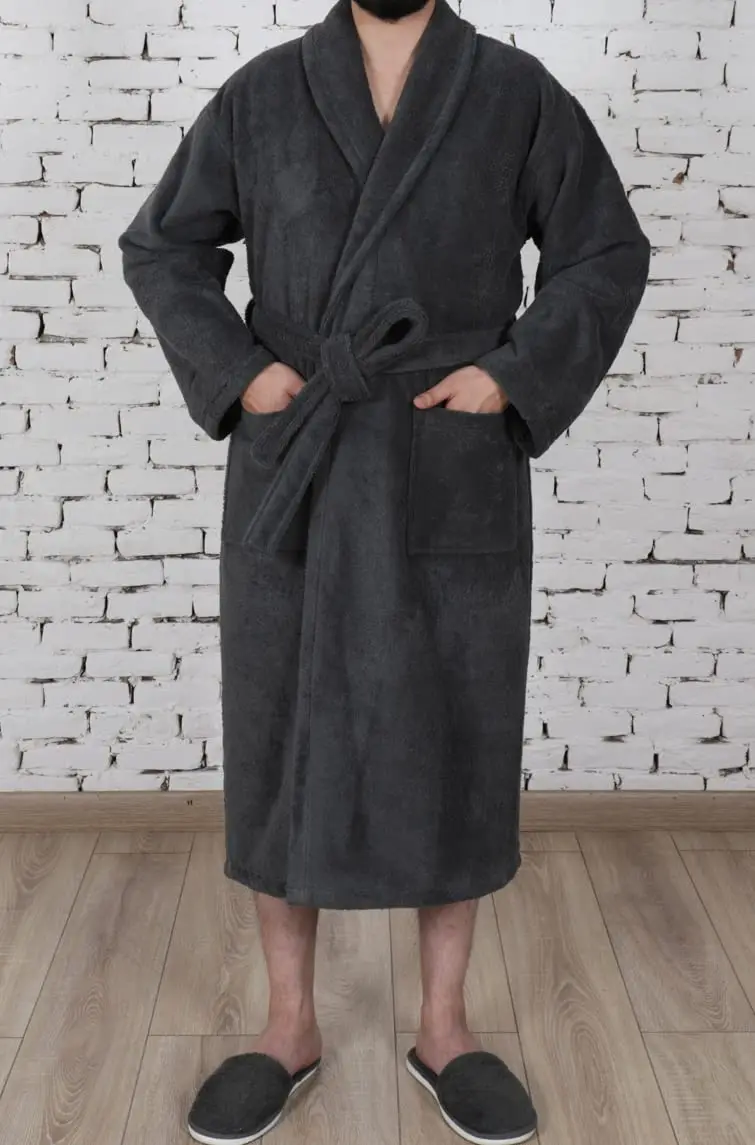 Luxury Bathrobes, 100% Turkish Natural Cotton, Unisex, High Absorbent and Soft, Hotel and SPA Comfort