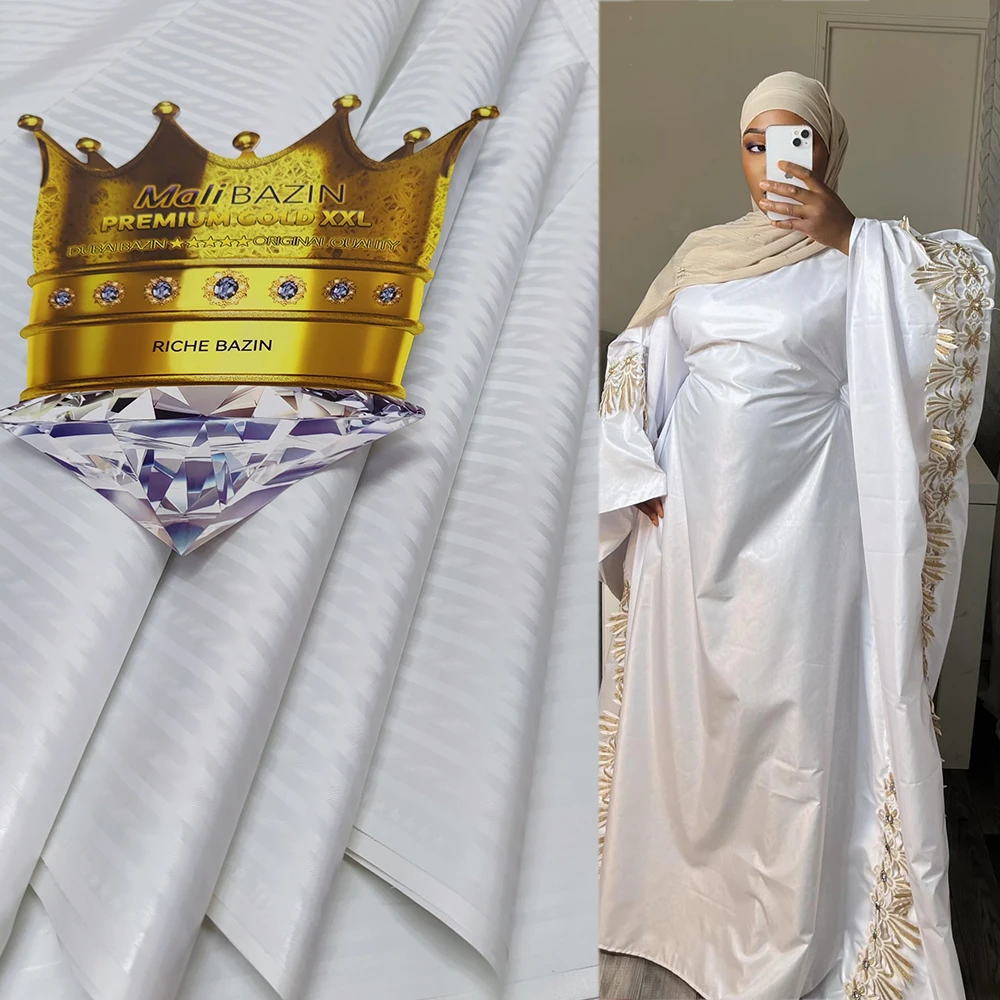 

5 Meters First Quality Perfume 160cm XXL Origianl Bazin Riche Lace For African French Women Evening Party Dress Bazin Sewing
