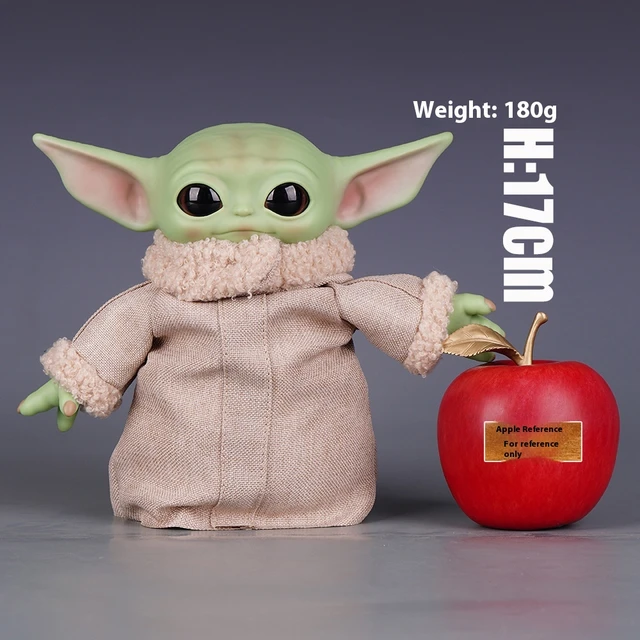 Star Wars Grogu Plush Toy - 6-Inch/17cm Cloth Yoda Baby, Mandalorian  Character, Collectible Figure ,Keychain Pendant Gift Toys