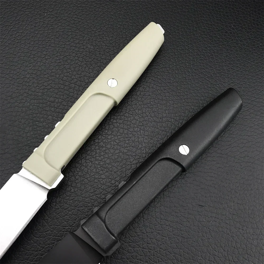 مامبا التكتيكية مستقيم السكاكين شفرة مثبتة سكين 440C الصلب ألياف النايلون مقبض EDC في الهواء الطلق الصيد بقاء أدوات التخييم