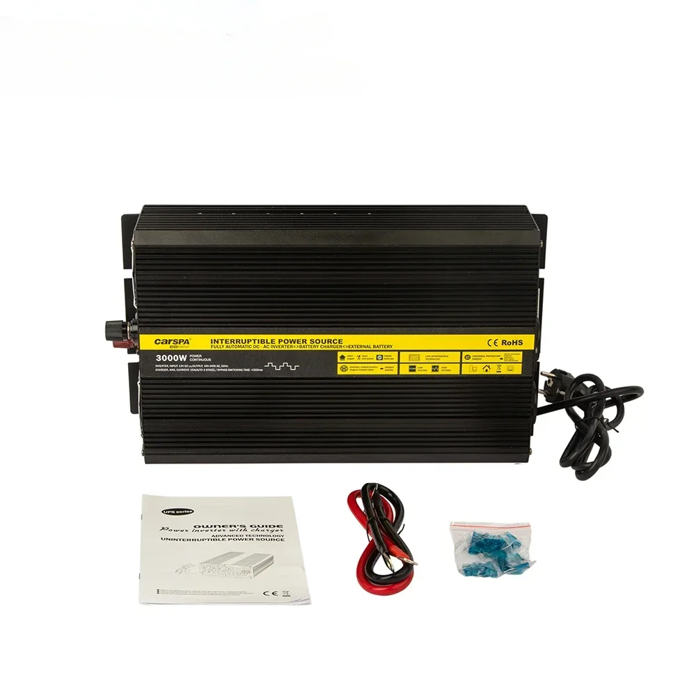 3000 Watt Modified Sine Wave Inverter With Charger UPS For Home Appliance 12V/24V