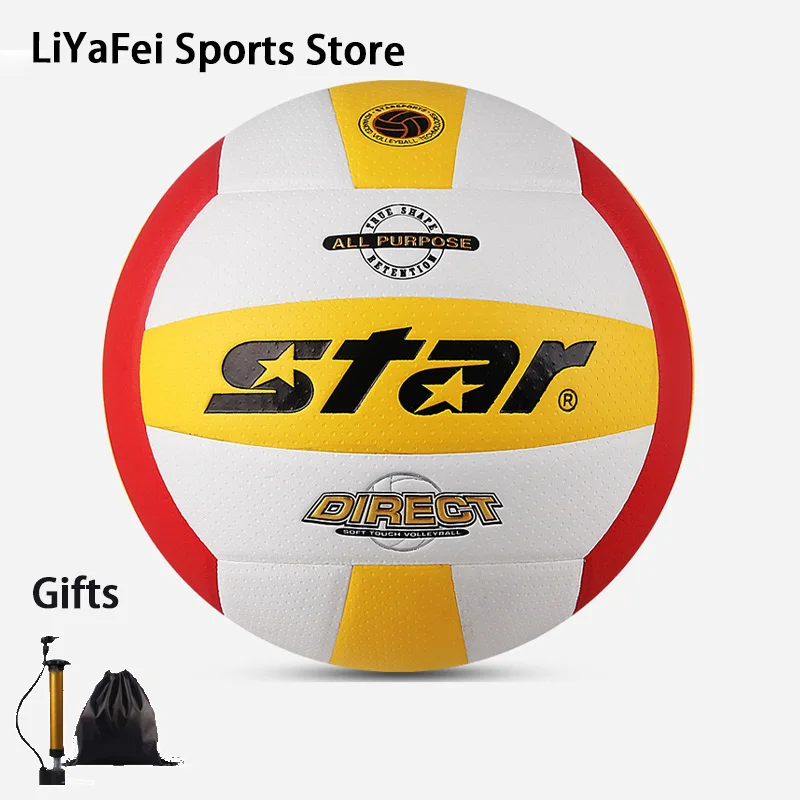 

VB4055-34 Star Size 5 Adults Youth Volleyballs Soft Touch Match Training Official Balls High-quality Outdoor Indoor Volleyballs