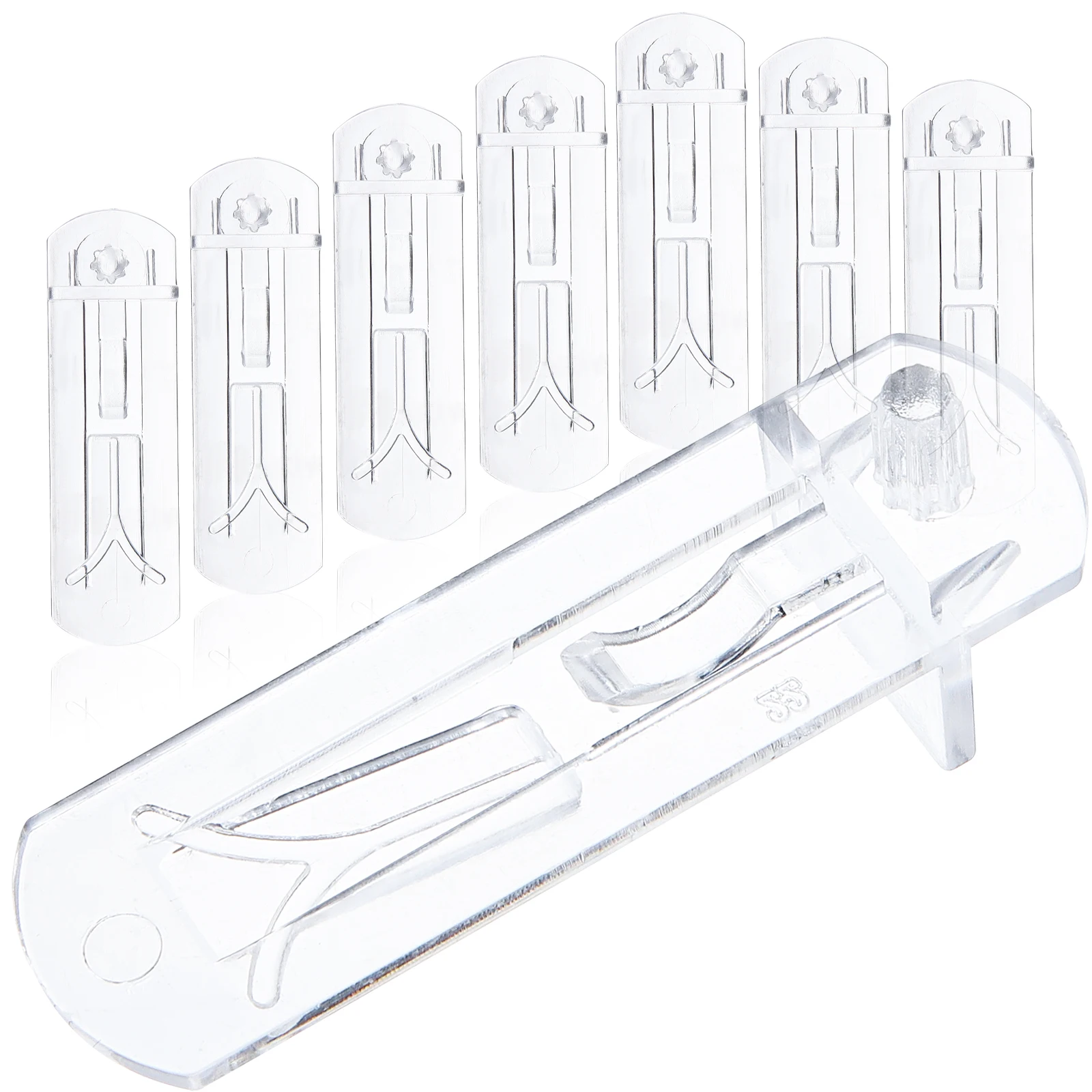 

20 Pcs Shelf Clips Heavy Duty Plastic Bookshelf Pegs Cabinet Brackets Adjustable Shelving Supports for Wood Shelves Hardware
