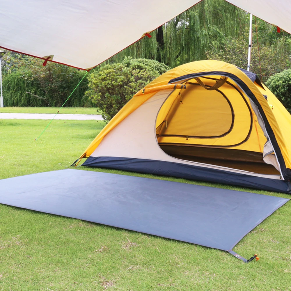 Imagem -02 - Impermeável Camping Tarp Engrossar Picnic Mat Almofada de Praia Durável Tenda Multifuncional Pegada Sun Canopy Folha de Terra para Caminhadas