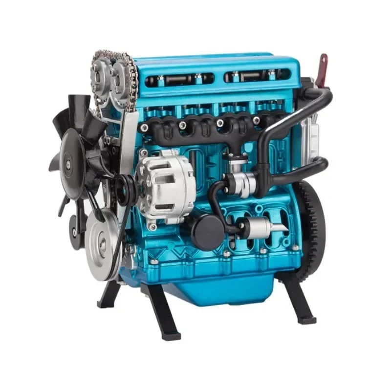 

4 Cylinder Car Engine Kit Full Metal Upgraded Version Car Engine Model Puzzle Toys Gift
