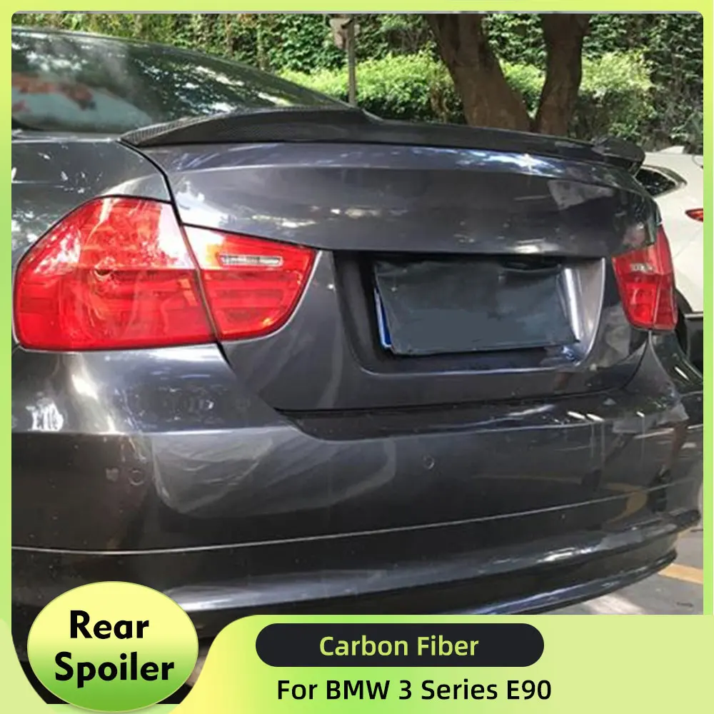 

Rear Trunk Spoiler Wing for BMW 3 Series E90 325I 328I 330I 335I M Sport M3 2005-2012 Carbon Fiber Rear Boot Spoiler
