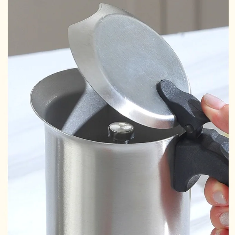 وعاء موكا فاخر من الفولاذ المقاوم للصدأ 304 - ماكينة صنع اسبريسو صمام مزدوج للموقد والتخييم والمكتب - ماكينة صنع القهوة الإيطالية 200/300 مل