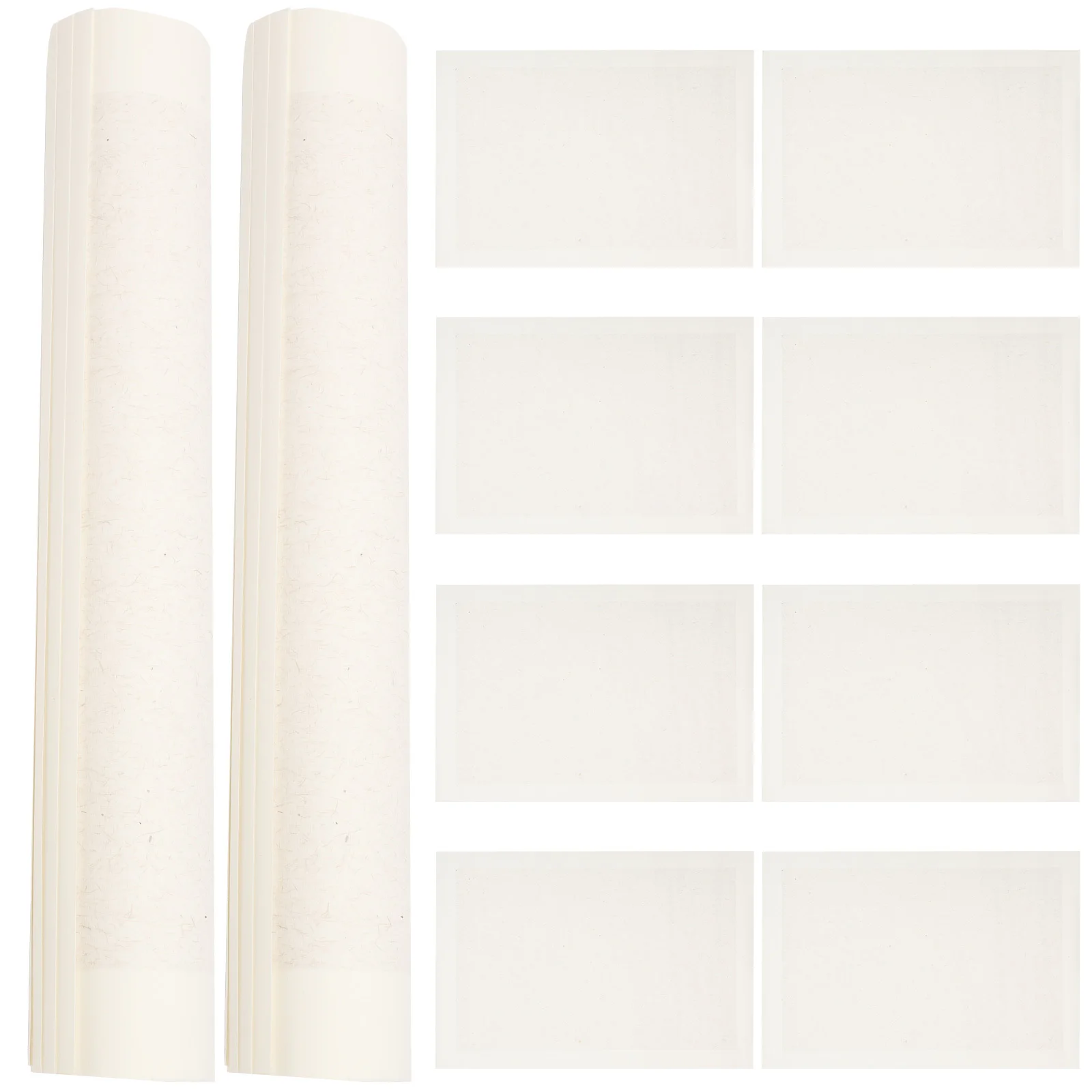 

10 Sheets Blank Paper for Painting Delicate Calligraphy Papers Multifunction Ink Chinese Practice Rice