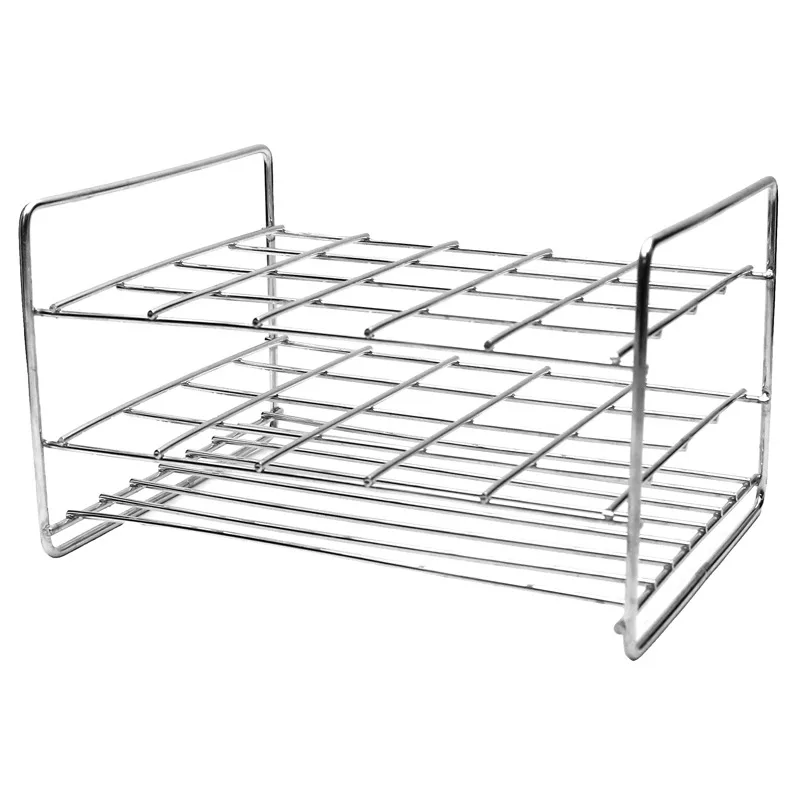 ​ الفولاذ المقاوم للصدأ ثقافة الأنسجة حامل أرفف الزجاجات مختبر 20/50 ثقوب ثقافة الطرد المركزي جمع أنابيب الألوان العالمي