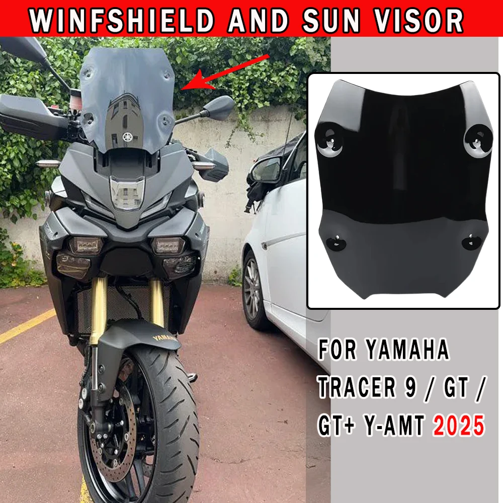 

Подходит для Yamaha TRACER 9/GT/GT+ Y-AMT 2025, аксессуар для дефлектора переднего лобового стекла мотоцикла