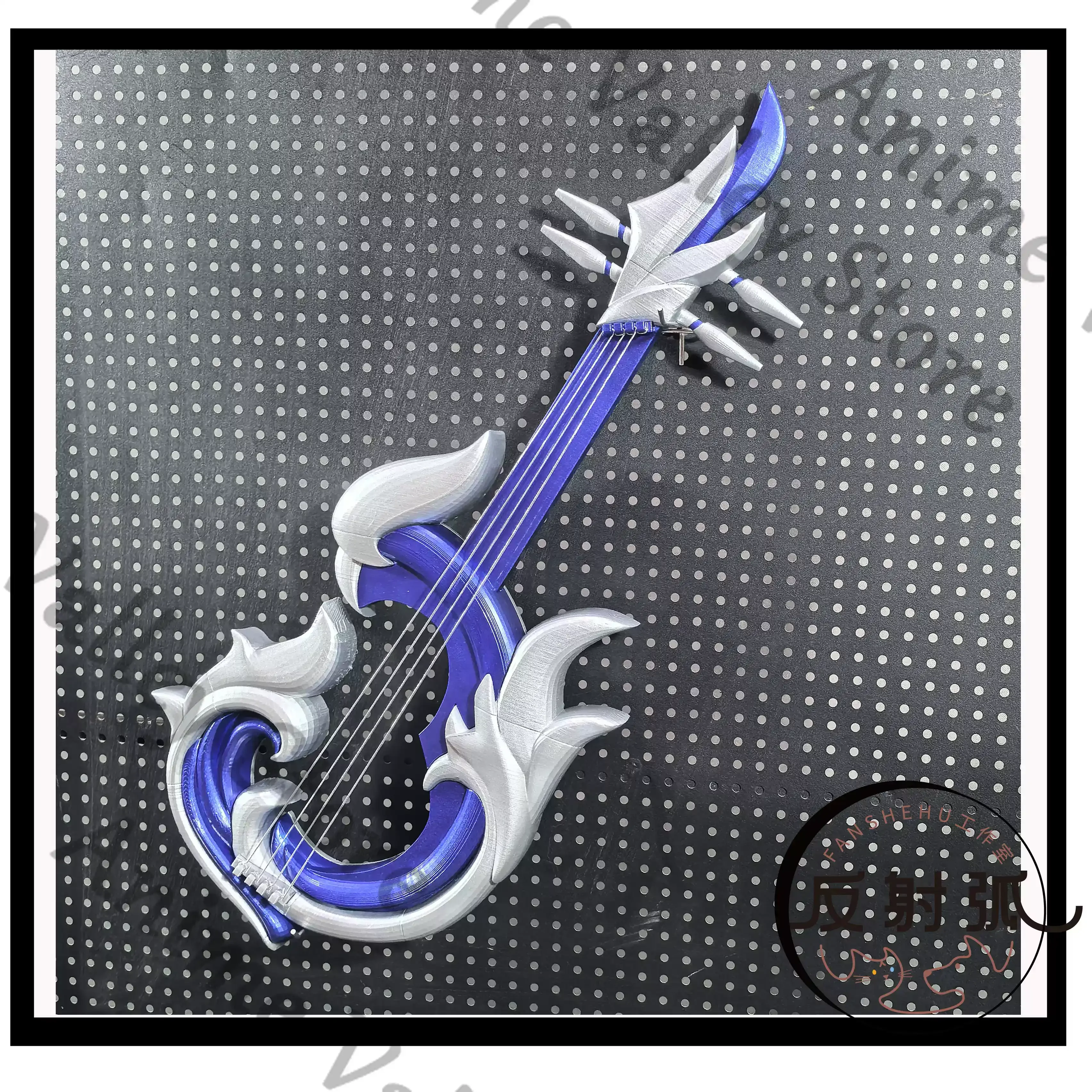 Anime Honkai: Star Rail Helektra Cosplay Viool Fiddle Prop Cartoon Dubbele Zwaarden Dubbele Rapier Wapen Rekwisieten Accessoires Kerstmis
