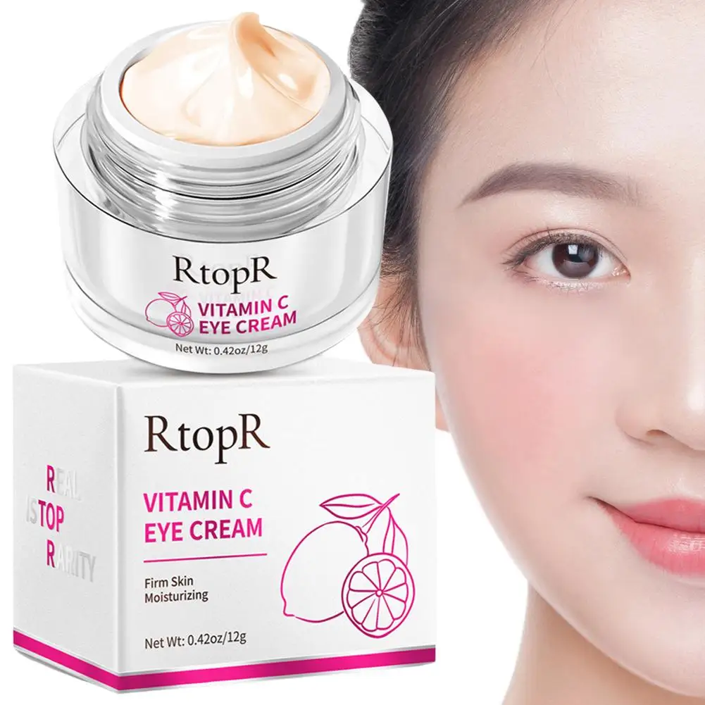 RtopR Crema para Ojos con vitamina C, reduce las ojeras, ilumina la vitamina, hidrata la piel, el área de los ojos, profundamente C, piel de los ojos, B1C4