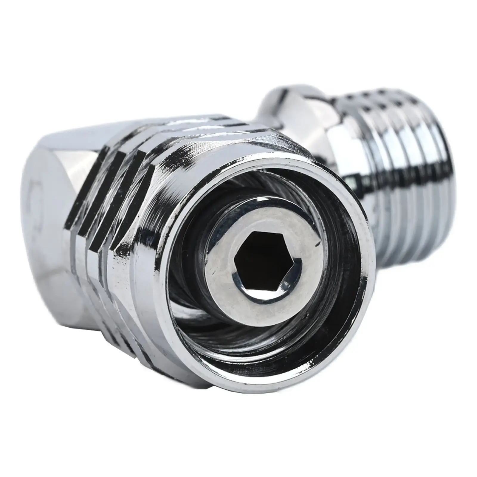 Professional Scuba Diving Swivel Adapter 9/16 18UNF Thread 360 Degree Rotation Ideal for Divers Seeking Versatility