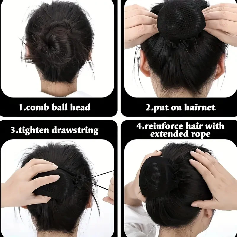 شبكات شعر لرقص الباليه، شبكات شعر من النايلون غير المرئية، إكسسوارات شعر عالية المرونة للنساء، إكسسوارات تصفيف الشعر