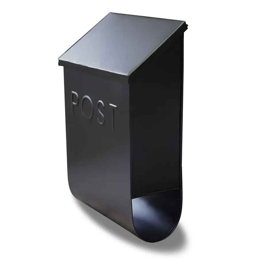 

Настенный почтовый ящик Trixie Black с держателем для газет, изготовлен из прочного оцинкованного металла, водонепроницаемый, с порошковым покрытием.