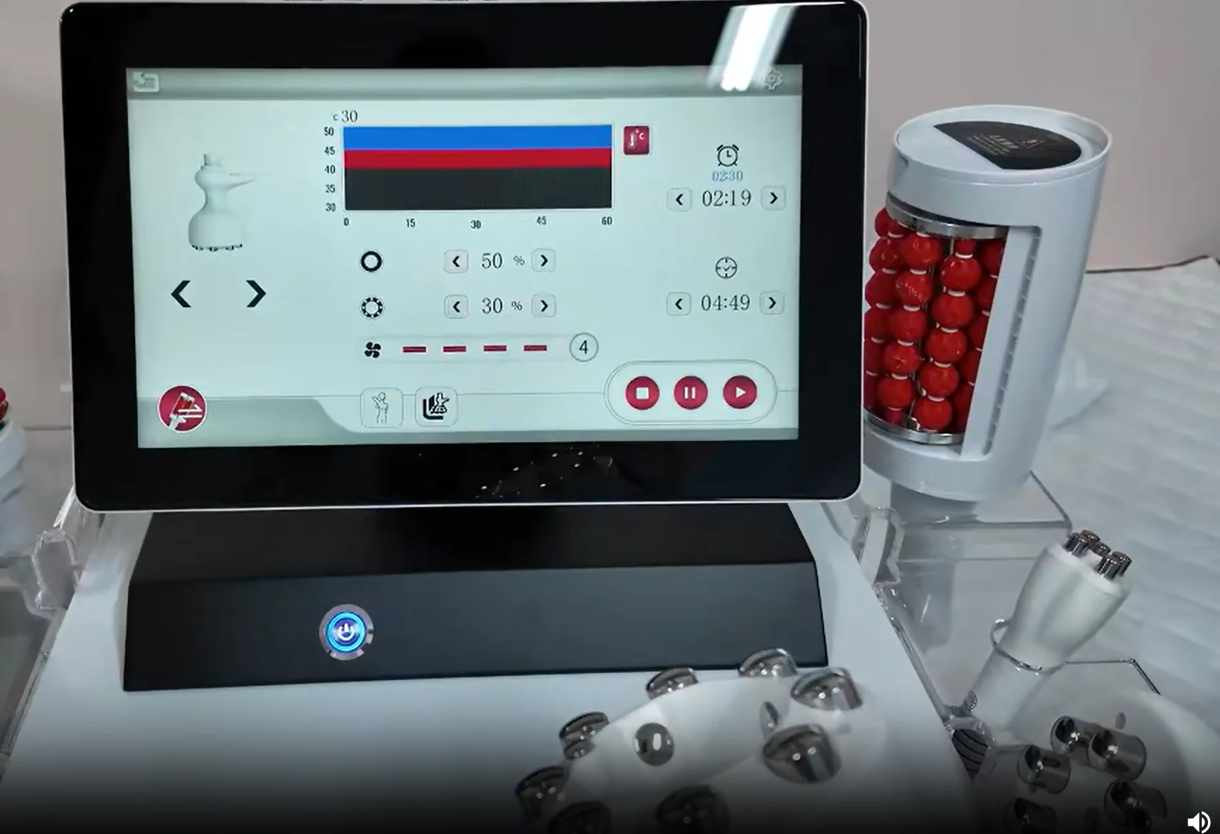 비너스 레거시 캐비테이션 롤러 슬리밍 머신 지방 연소 피부 탄력 강화 지방 감소 얼굴 고주파 팁 슬리밍