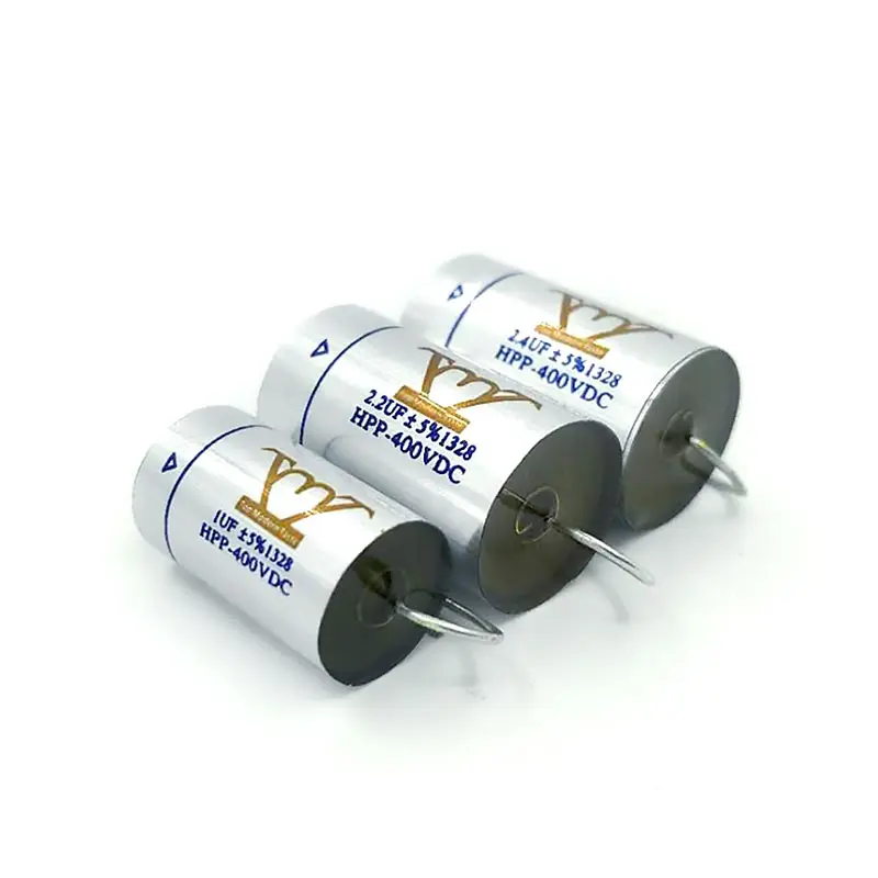 1PCS HIFI Axial MPT MKP Poleless Capacitor 400V Fever Level Horn Divider High to Medium Tone Division Polarity