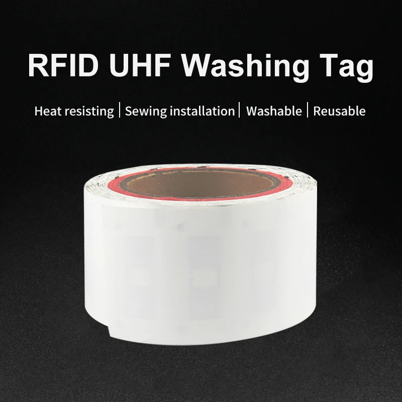 2500pcs Washing and Care RFID UHF Tags Nylon Passive RFID Laundry Garment RFID Textil Tag for Clothing