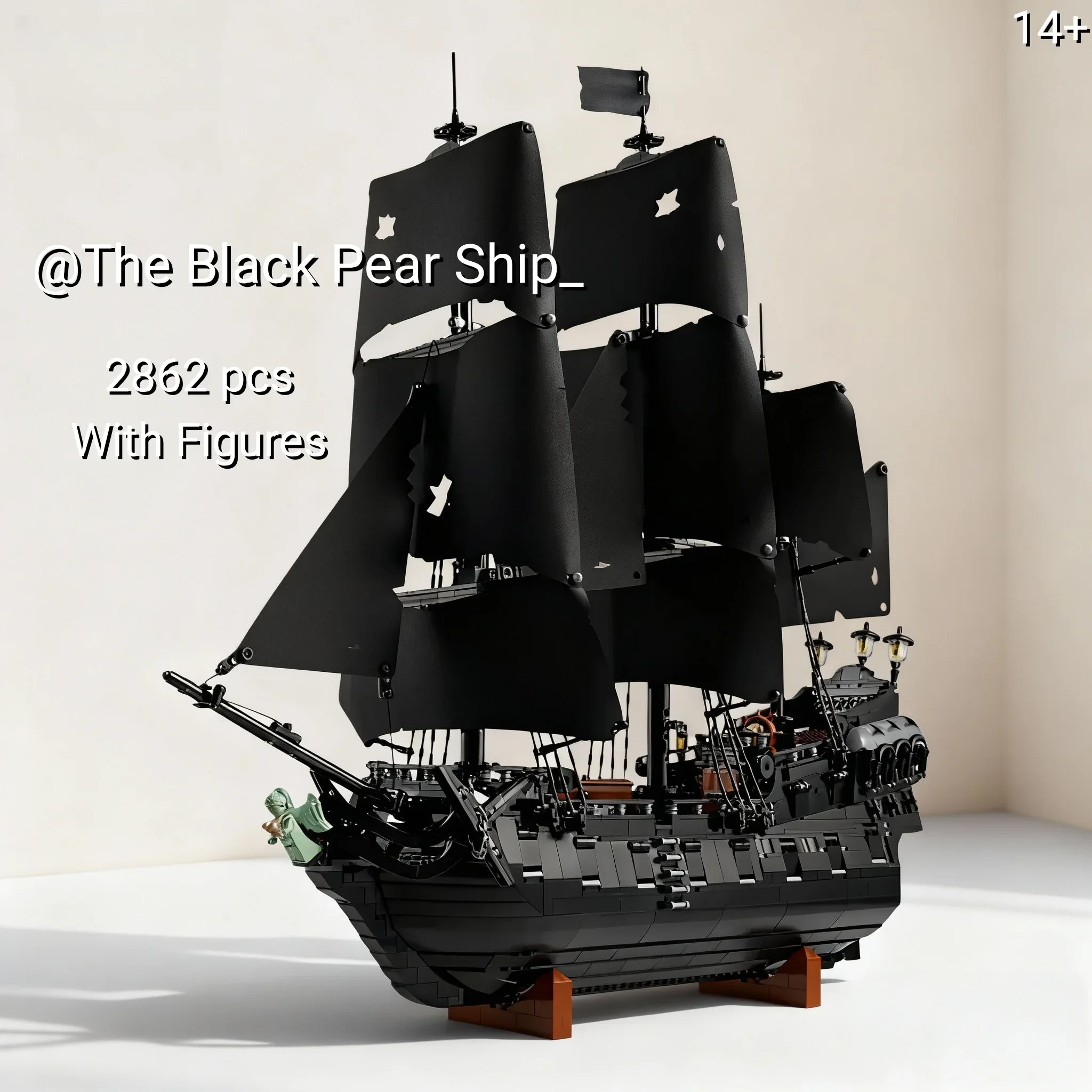 Nouveau 2026 – Bateau de guerre Pirates des Caraïbes : La Perle Noire – Blocs de construction à assembler – Jouet pour enfant