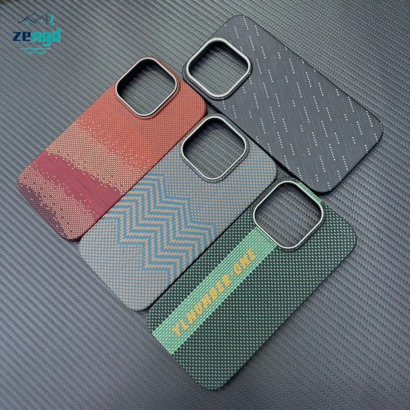 

Чехол для iPhone 16 Pro — магнитный многоцветный ультратонкий противоударный чехол из кевларового арамидного волокна 1500D