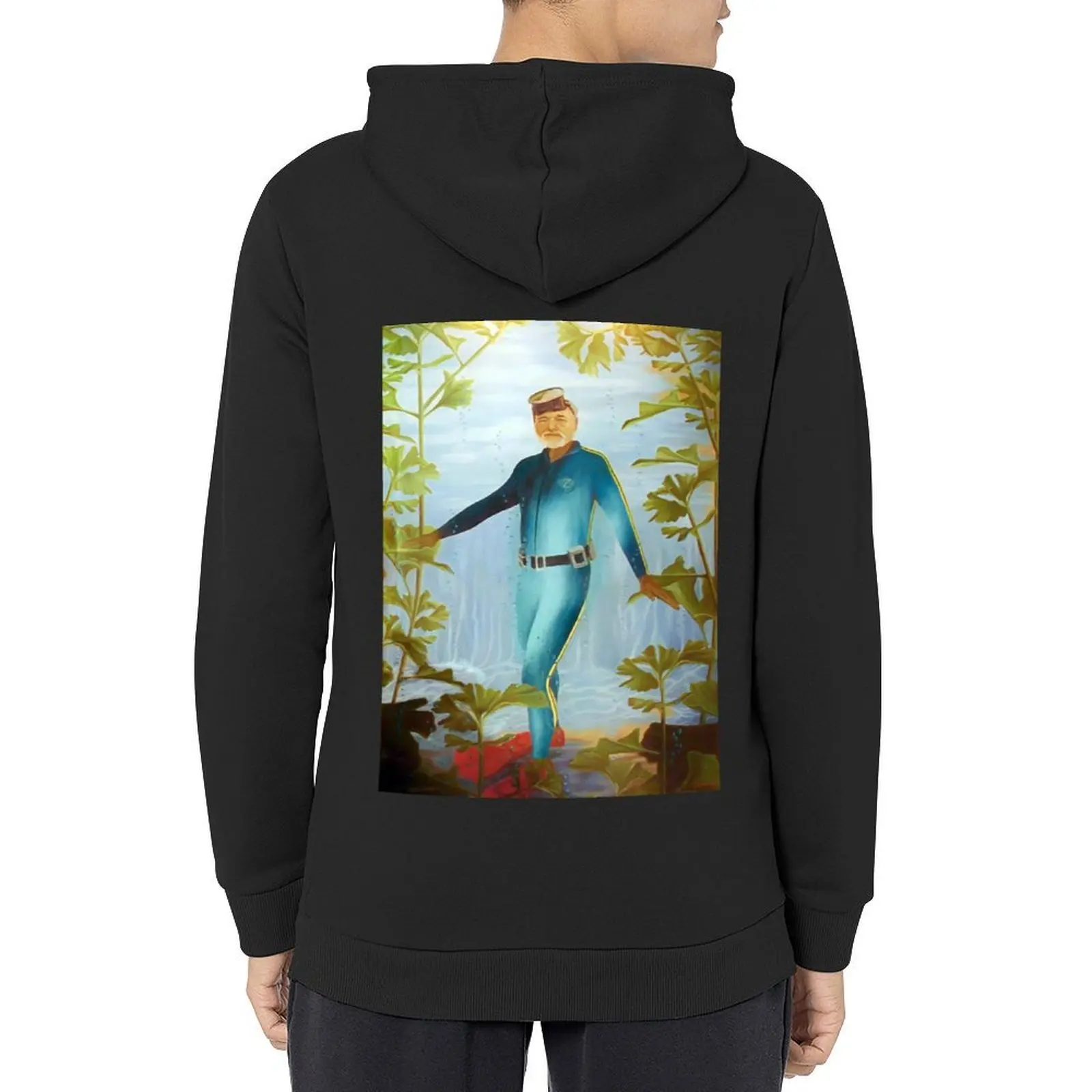 

Bill Murray as Steve Zissou, Very Lifelike... Hoodie men's clothing anime clothes men's coat korean autumn clothes mens hoodie