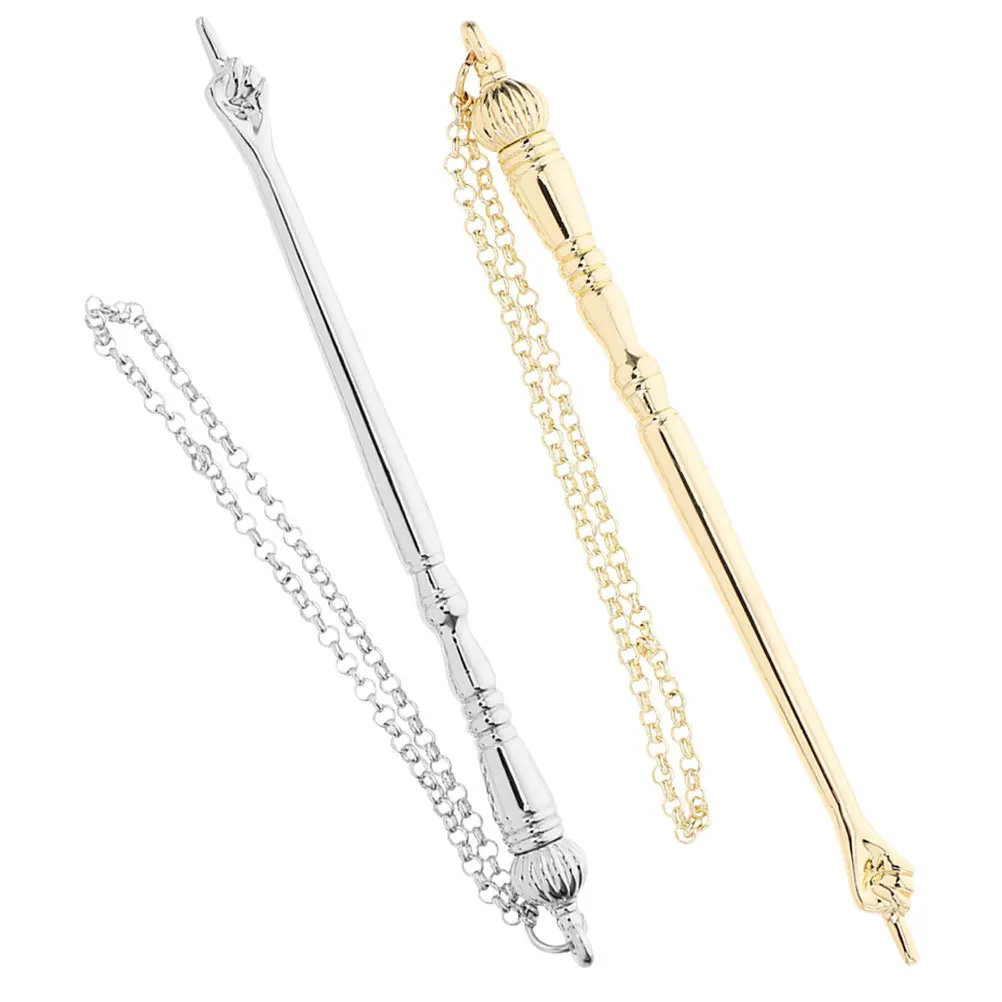 

2pcs Bible Reading Pointer Metal Yad Hand Pointer For Scripture Study Jewish Ceremonies Torah Reading Tool Portable