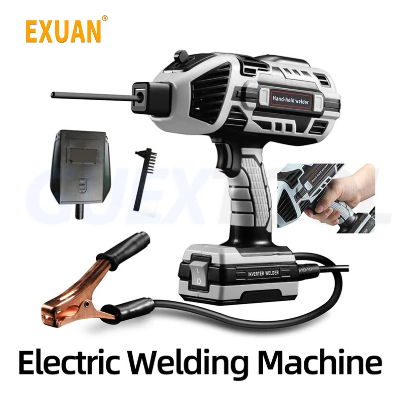 

4600W Handheld Inverter ARC Welder 220V 110V Portable Automatic Electric Welding Machine And Mask Steel Brush Home DIY Soldering