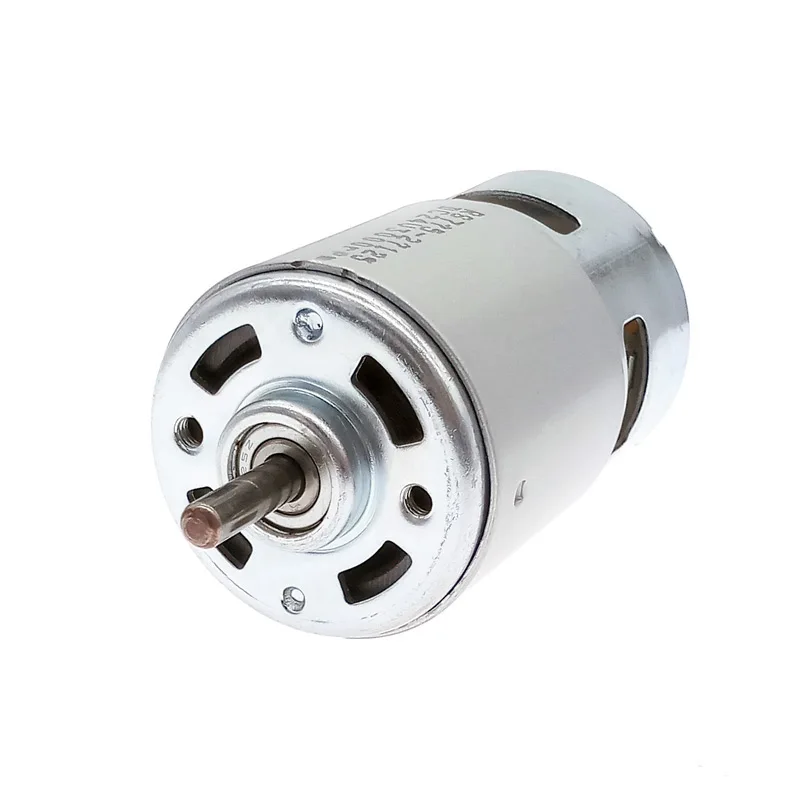 Silnik DC12V 775 DC 24V podwójne łożysko kulkowe 1000 obr./min8500 obr./min6000 obr./min4500 obr./min duży moment obrotowy niski poziom hałasu