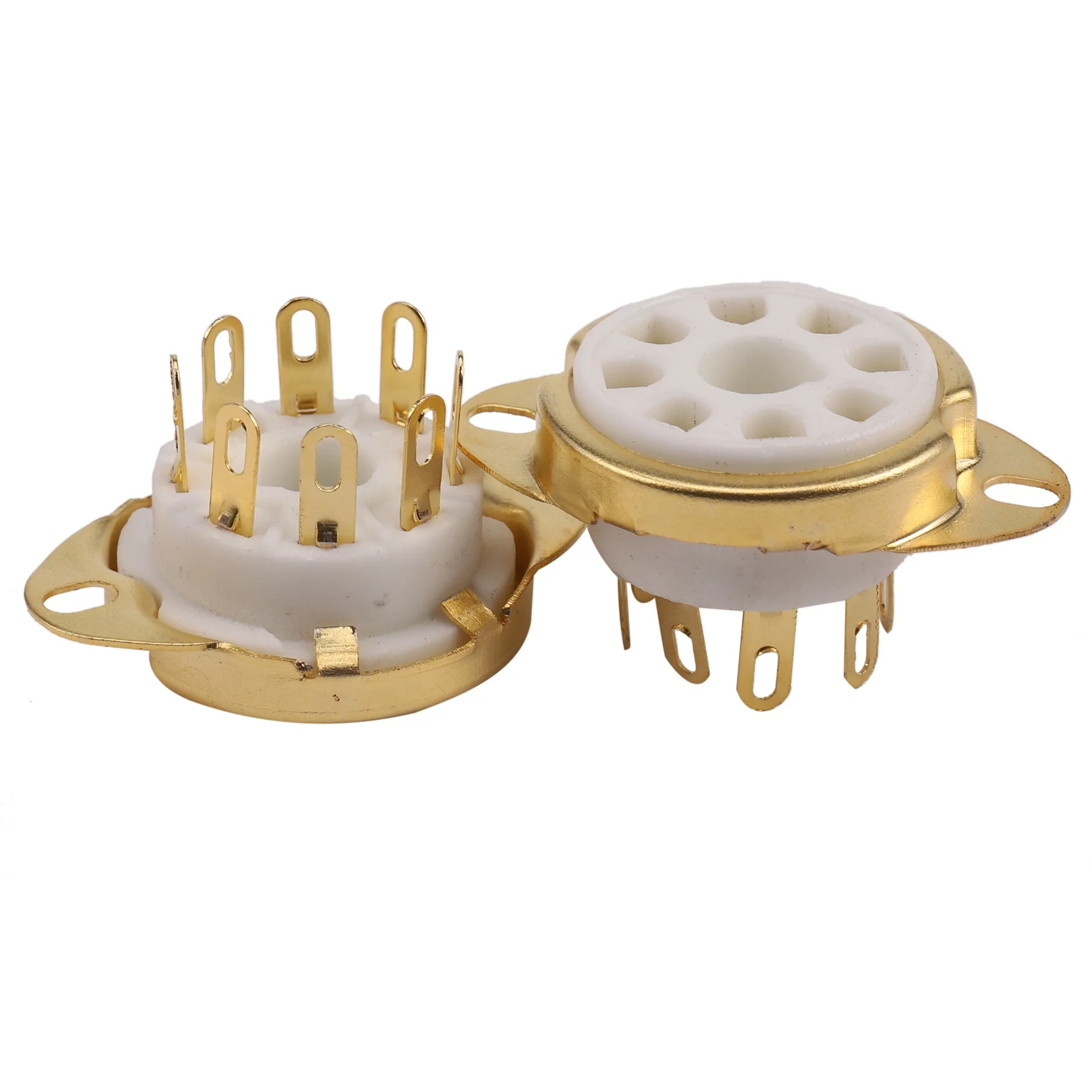 AD41-4PC 8 دبوس السيراميك المقبس صديرية دائرية فراغ قيمة أوكتال ل KT88 EL34 6V6 6650