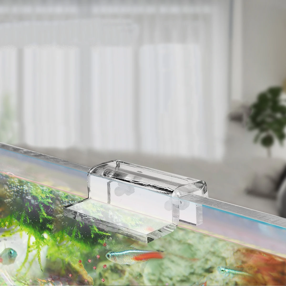 

4Pcs Aquarium Support Bracket Acrylic Fish Tank Cover Holder Fixing Rack for Open Tanks Turtle Pet Enclosures Stable Mount