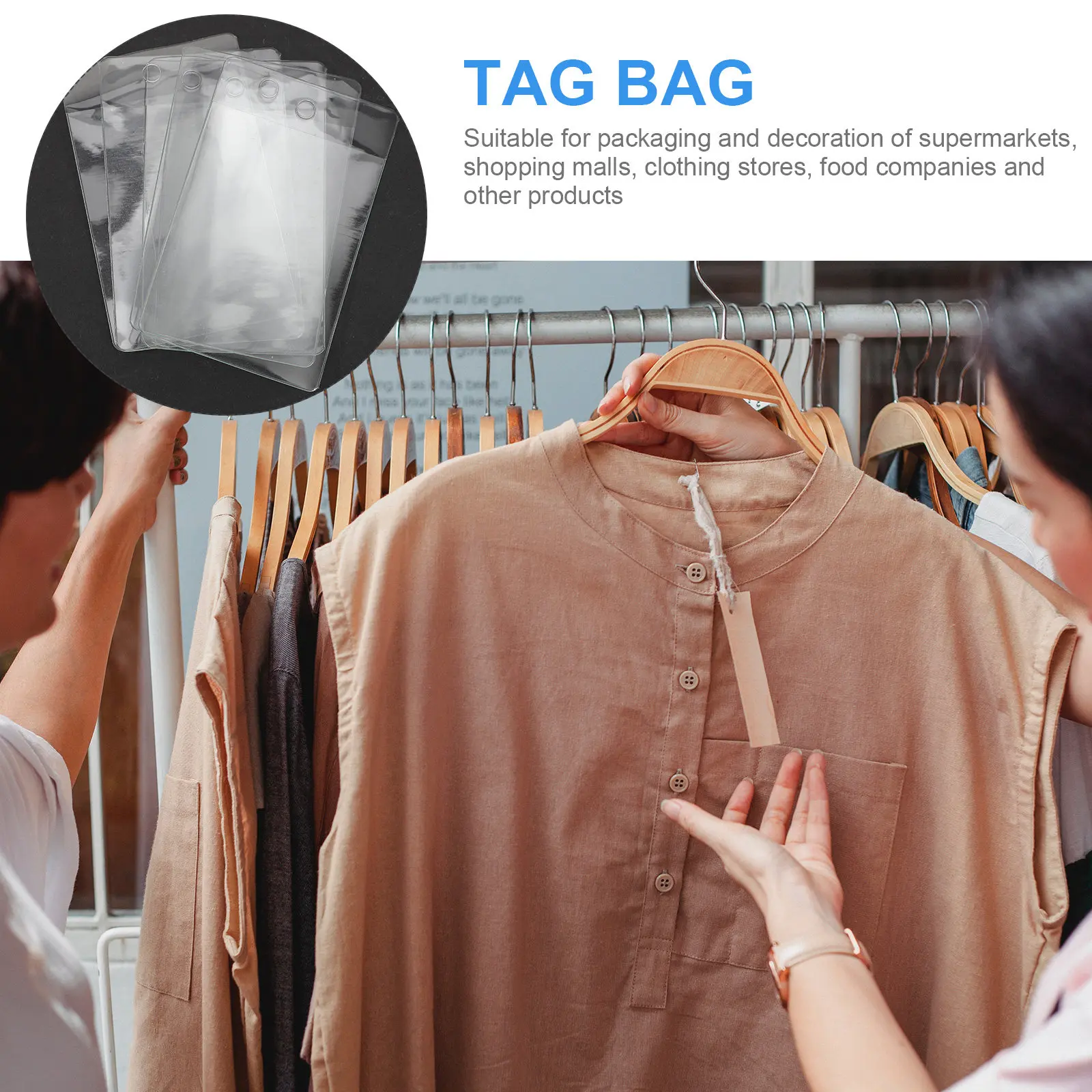 

100 шт. прозрачных многоразовых защитных чехлов из ПВХ для индексных карточек и этикеток для организации и хранения транспортных накладных