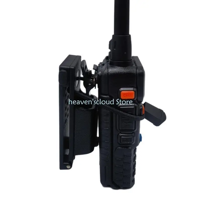 Y88B Heavy Duty Radio Belt Clip Holder Secure Locking Wear Resistant For Law Enforcement Gear Easy Access And Quick Release