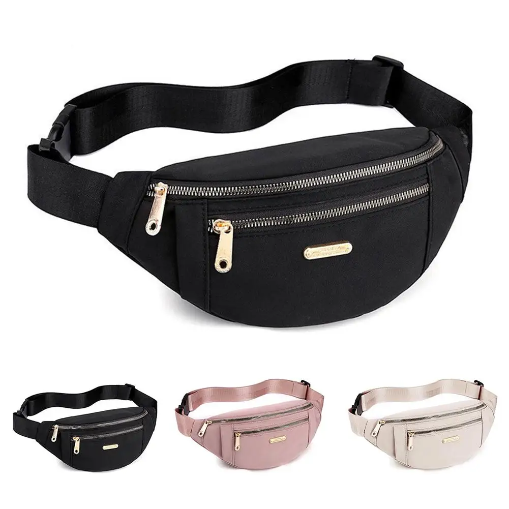 

Multifunctional Sports Chest Bag, Women's Waist Bag with Adjustable Shoulder Strap for Hiking, Traveling, Camping, Running