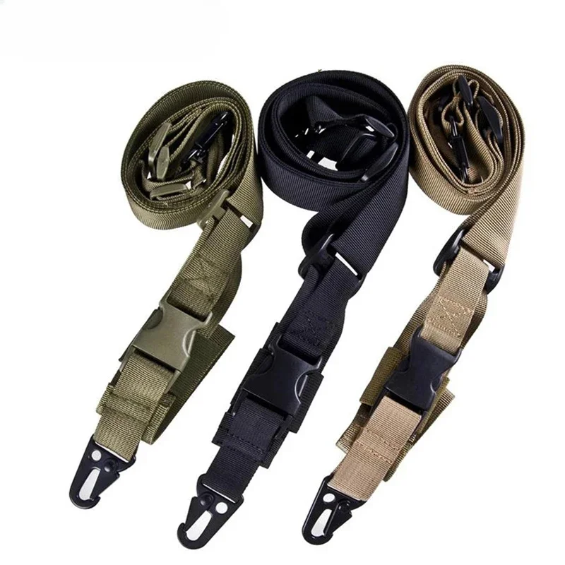 Tactical 3 Point Rifle Sling Strap for Shotgun Airsoft Gun Belt Paintball Braces Outdoor Tactical Shooting Hunting Accessories