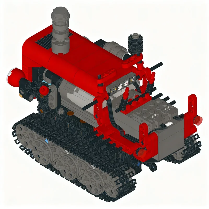 519 stuks MOC Technische zware - Heavy Equipment Education recensie en prijs