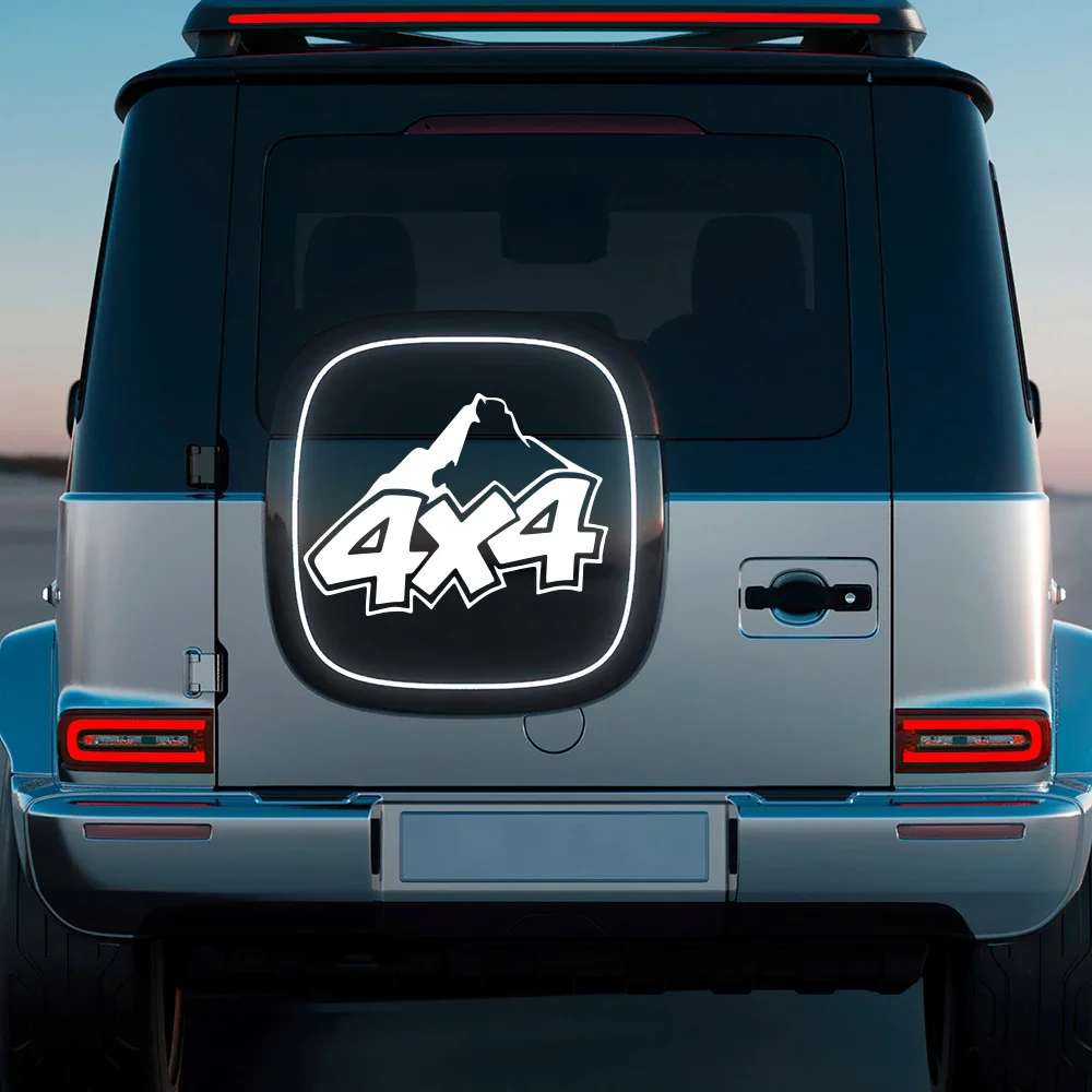 

Автомобильная наклейка 4X4, горная авто дверь, боковой задний бампер, виниловая пленка, водонепроницаемая наклейка из ПВХ для транспортных средств, внешние автомобильные аксессуары