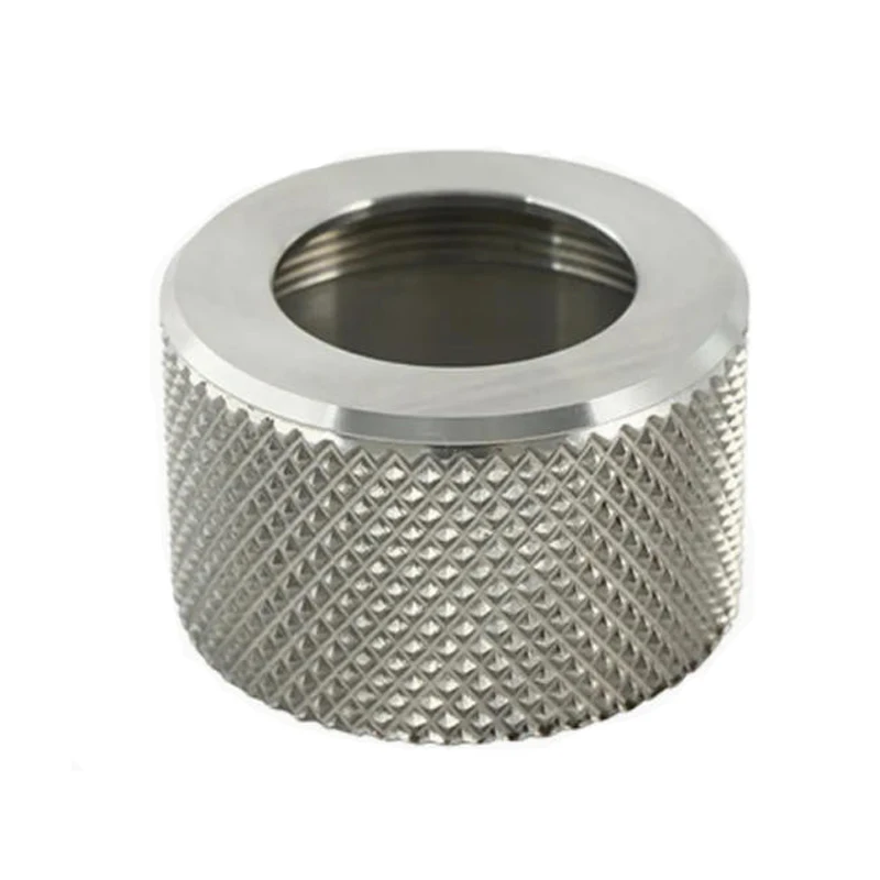

Customized Anodizing Knurling CNC Machining Turning Thread Fixed Metal Ring