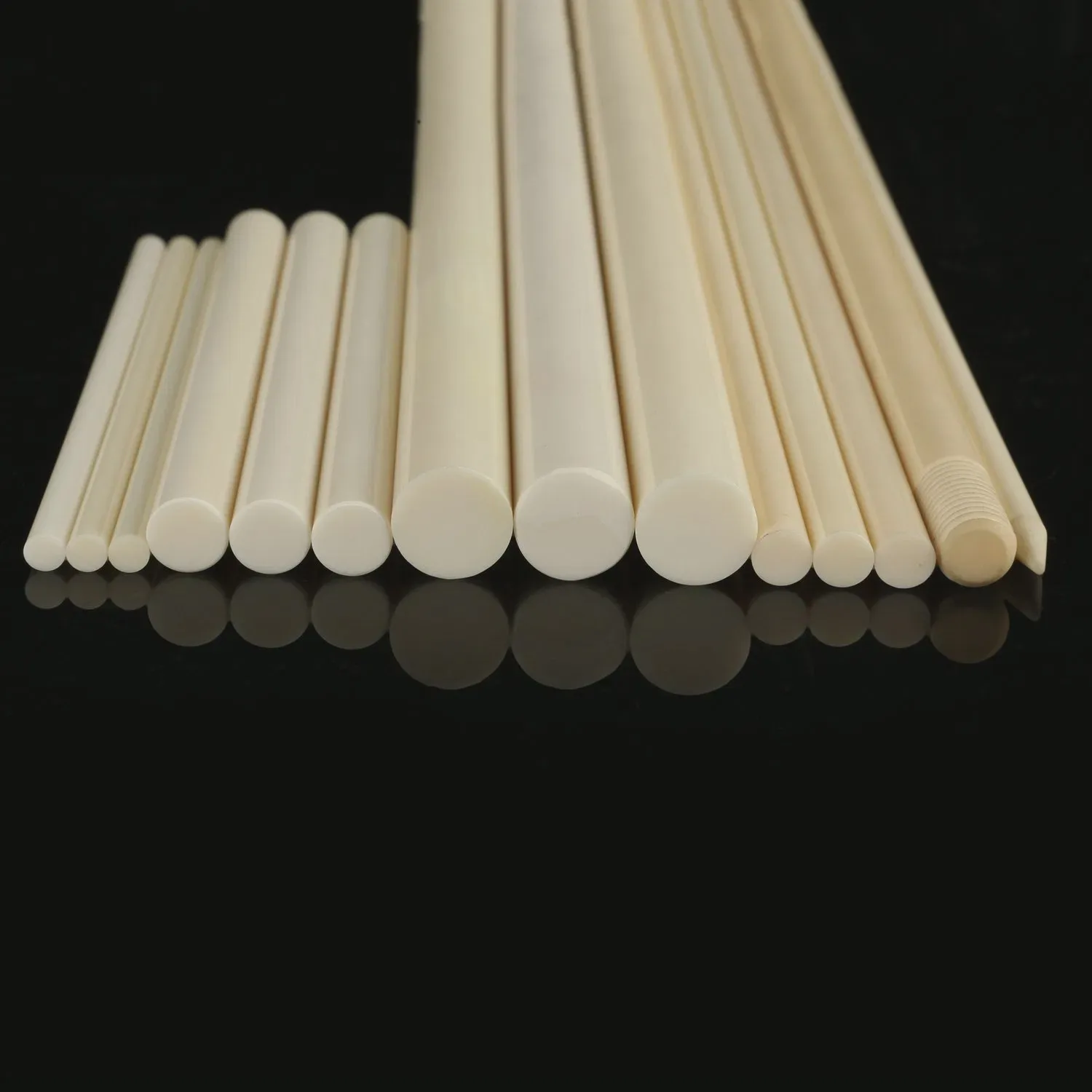 Alumina round rod 20*1000mm/Alumina Ceramic Rod Solid Ceramic Rod ,insulation High Temperature