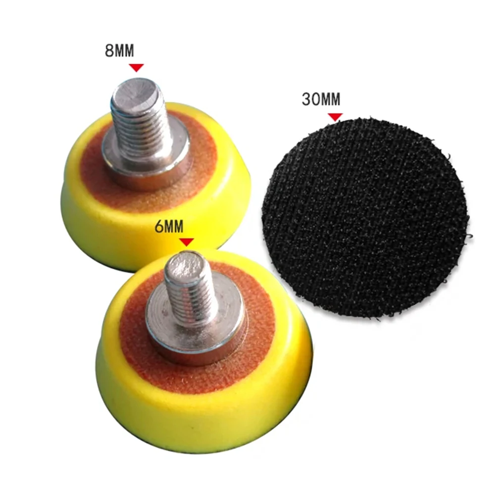 1.2 ” 30MM M6 M8 Pneumatic Polishing Machine Tray Self-Adhesive Suction Cup Automotive Furniture Metal Polishing Accessory Tool