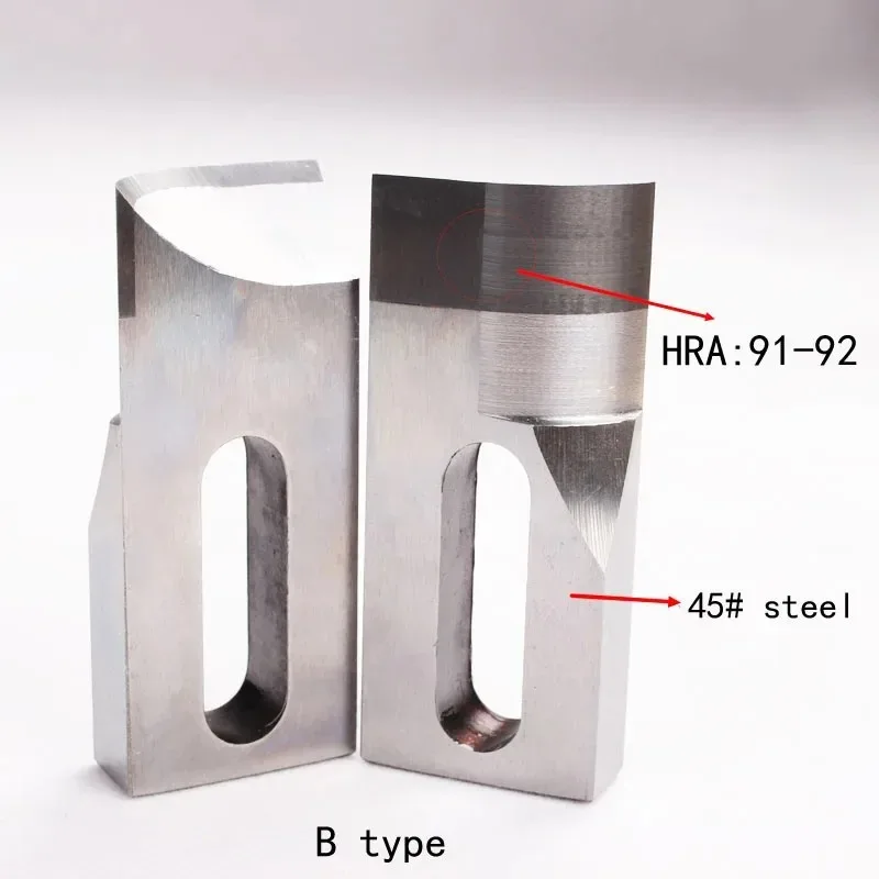 A Pair of 70x30x12mm HSS Tungsten Steel Flat Blades for Wood Round Rod Miller Machine Forming HSS Tools