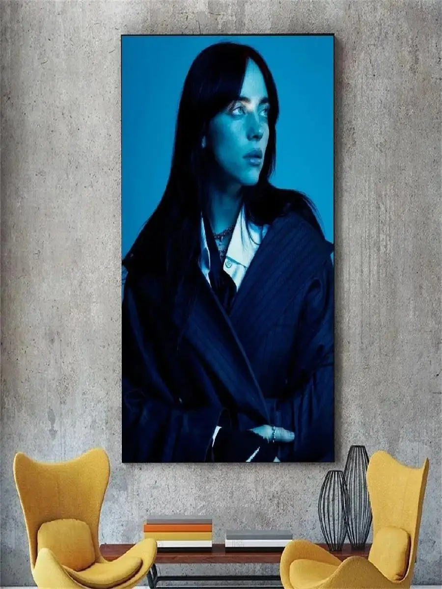 ملصق قماش بدون إطار بيلي إيليش جدار الفن ديكور المنزل الحديث اللوحة لغرفة المعيشة غرفة نوم طباعة غير مؤطرة مع C نابضة بالحياة