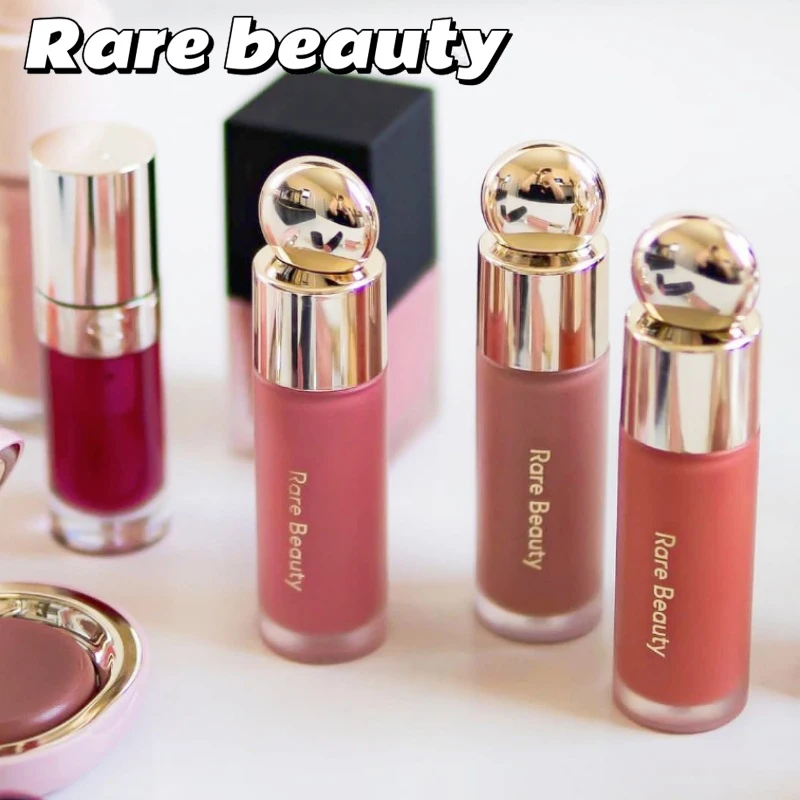 Zeldzame Beauty Lipstick Blush Cream Ogen Vloeibare Blush Waterproof Vochtgevende Gezichtscontour Schaduw Blusher Vloeibare blusher Volle Make-up