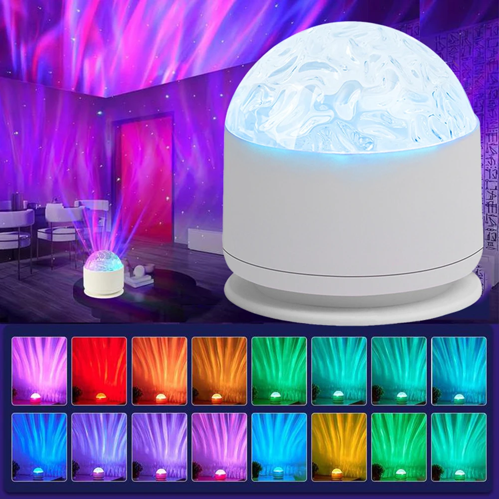 

Auroras/Water Ripple Projector Light Decorative Night Light Projector With Remote ,for Baby Room