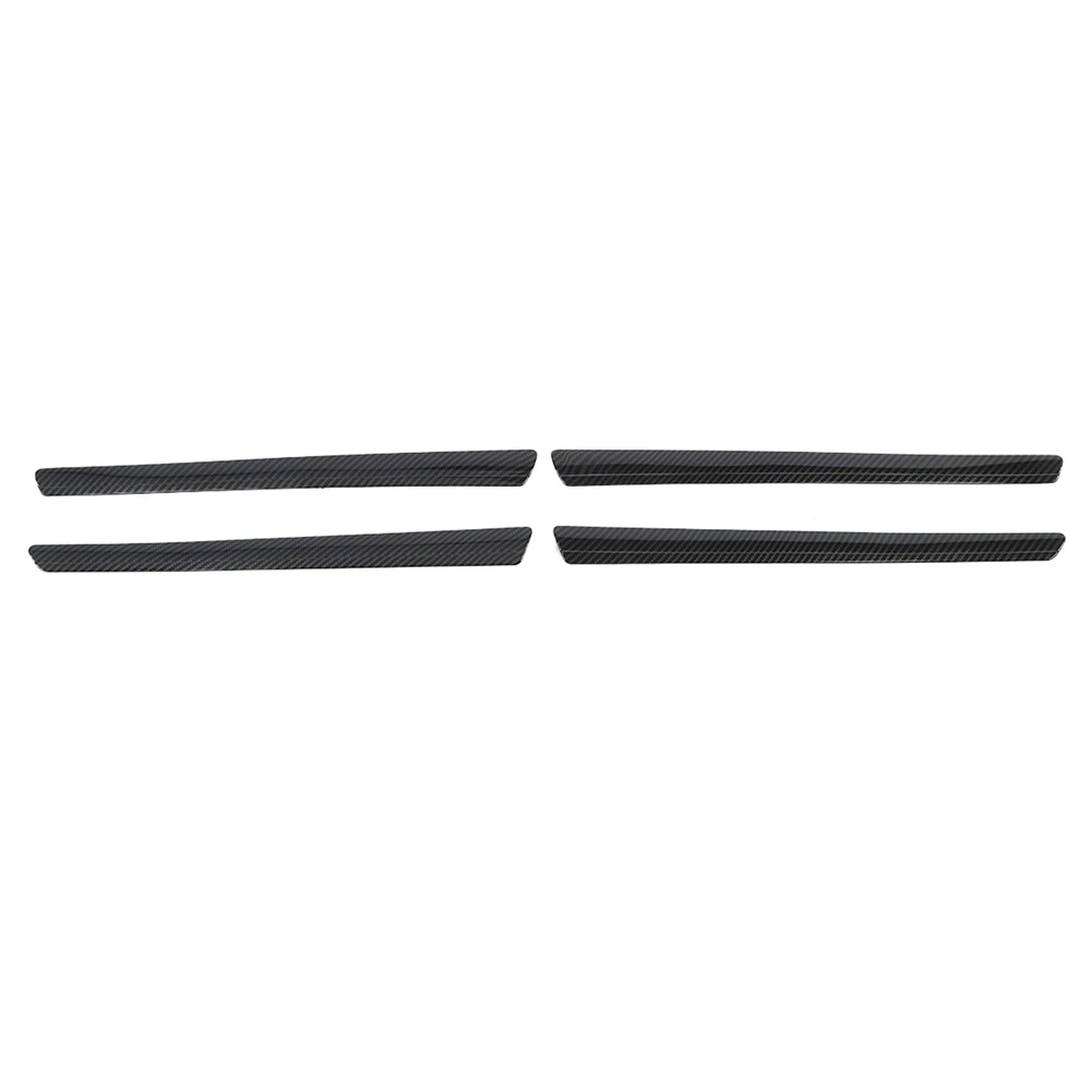 For 300C 2011+ Carbon Fiber Car Inner Door Strip Cover Trim Decoration Sticker Interior Accessories, 4PCS