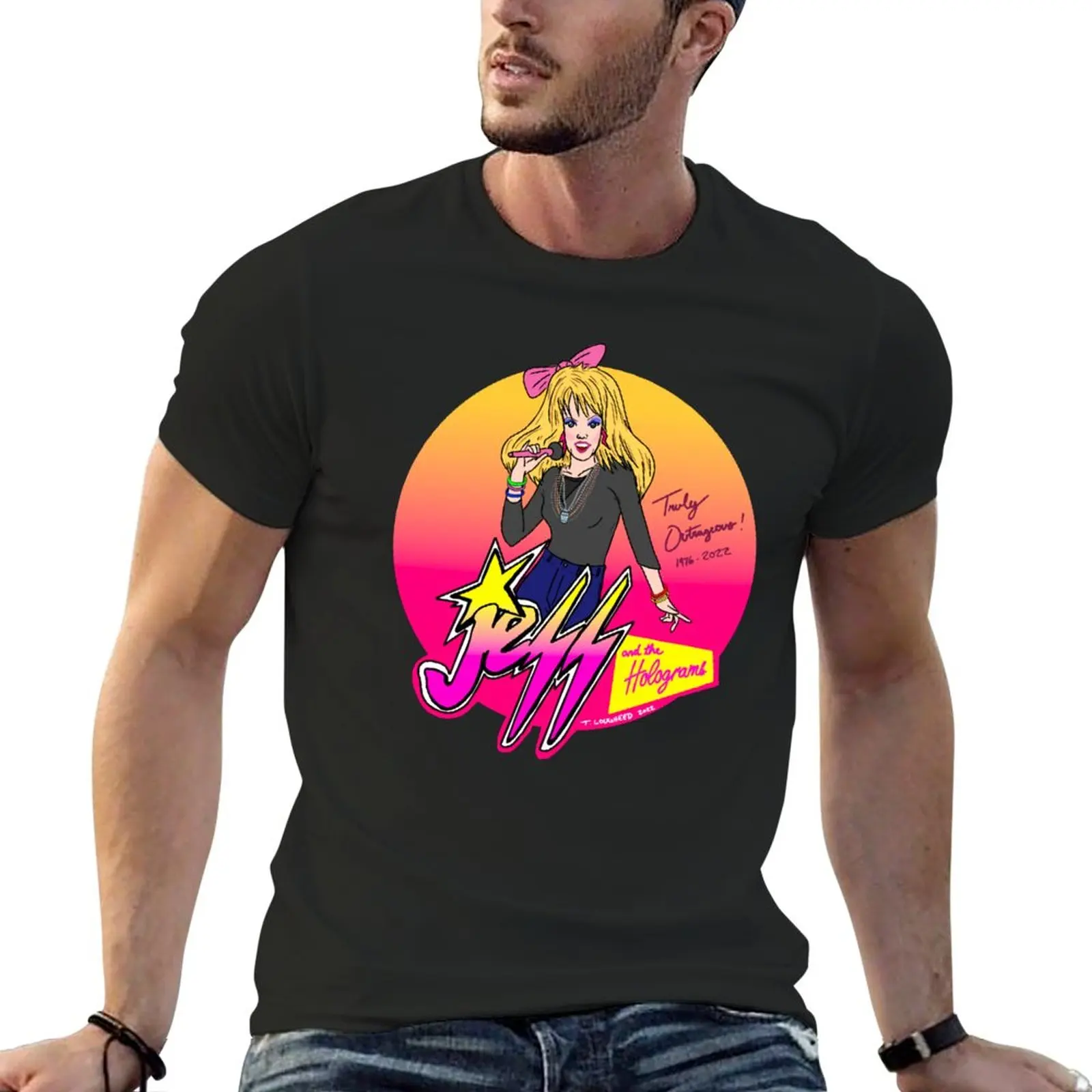 Jess and the Holograms T-Shirt anime clothes oversized t shirt summer top cute tops mens tall t shirts