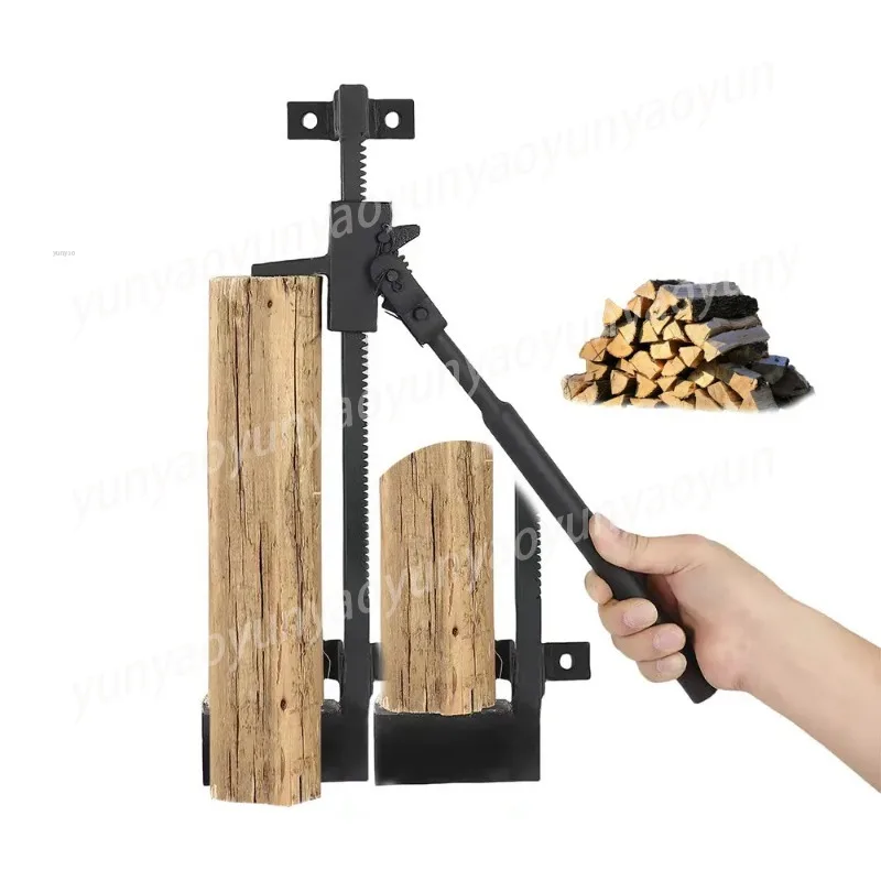 New manual wall-mounted wood splitter for fireplaces, for household use