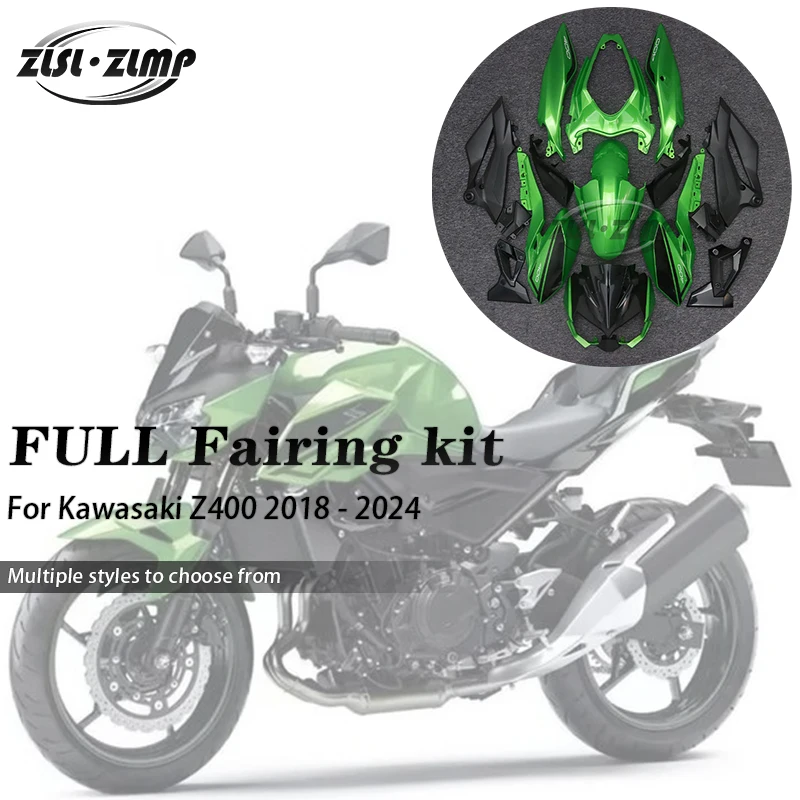 

For Kawasaki Z400 z400 z 400 2018 - 2024 Motorcycle Shell Fairing Bodywork Kit Set Z 400 2018 2019 2020 2021 2022 2023 2024