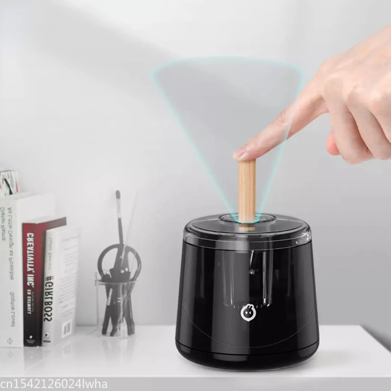 Youpin Xiaoxun Automatic Pencil Sharpeners Touch Switch Safe Student Helical Steel Blade Portable Stationery for Kids Children