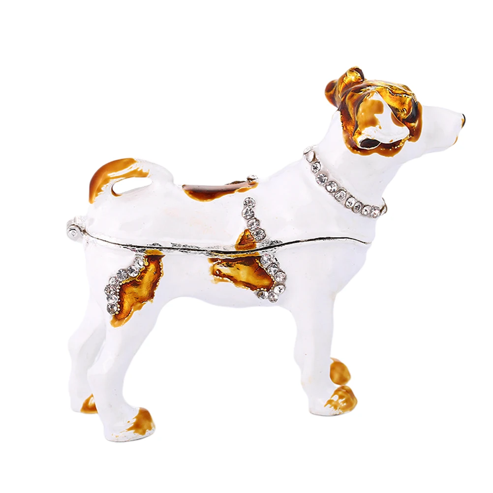 

Creative Decoration Box Puppy Jewelry Holder Fine Workmanship Trinket Case Storage Container Office Ornament Home Decor Gift